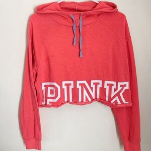 PINK cropped hoodie
